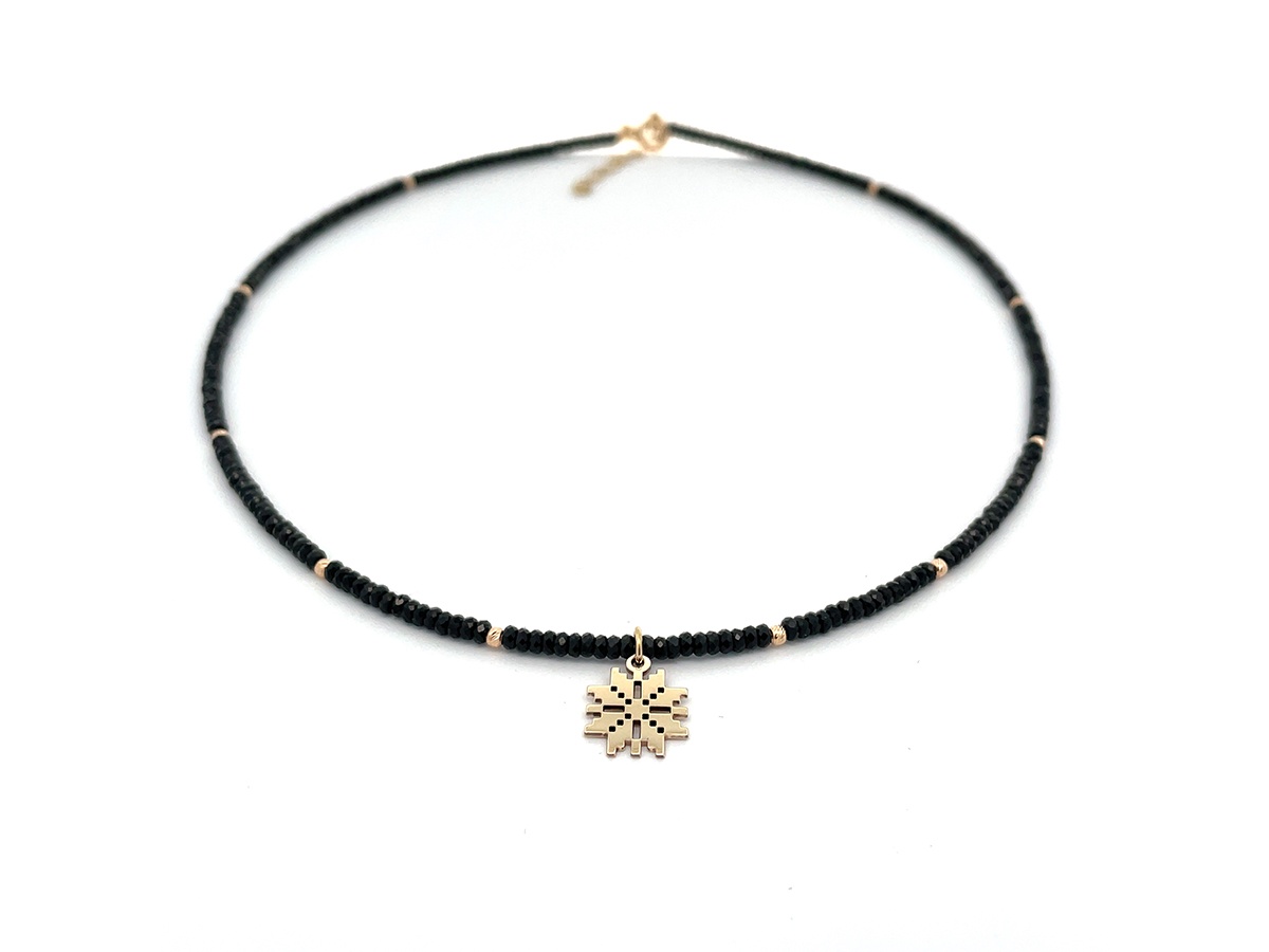 Colier pandant traditional din aur 14 K