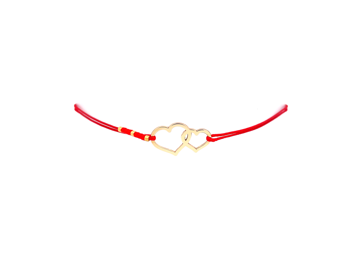 Bratara inimi din aur 14 K