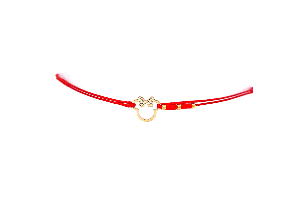 Bratara Minnie din aur 14 K