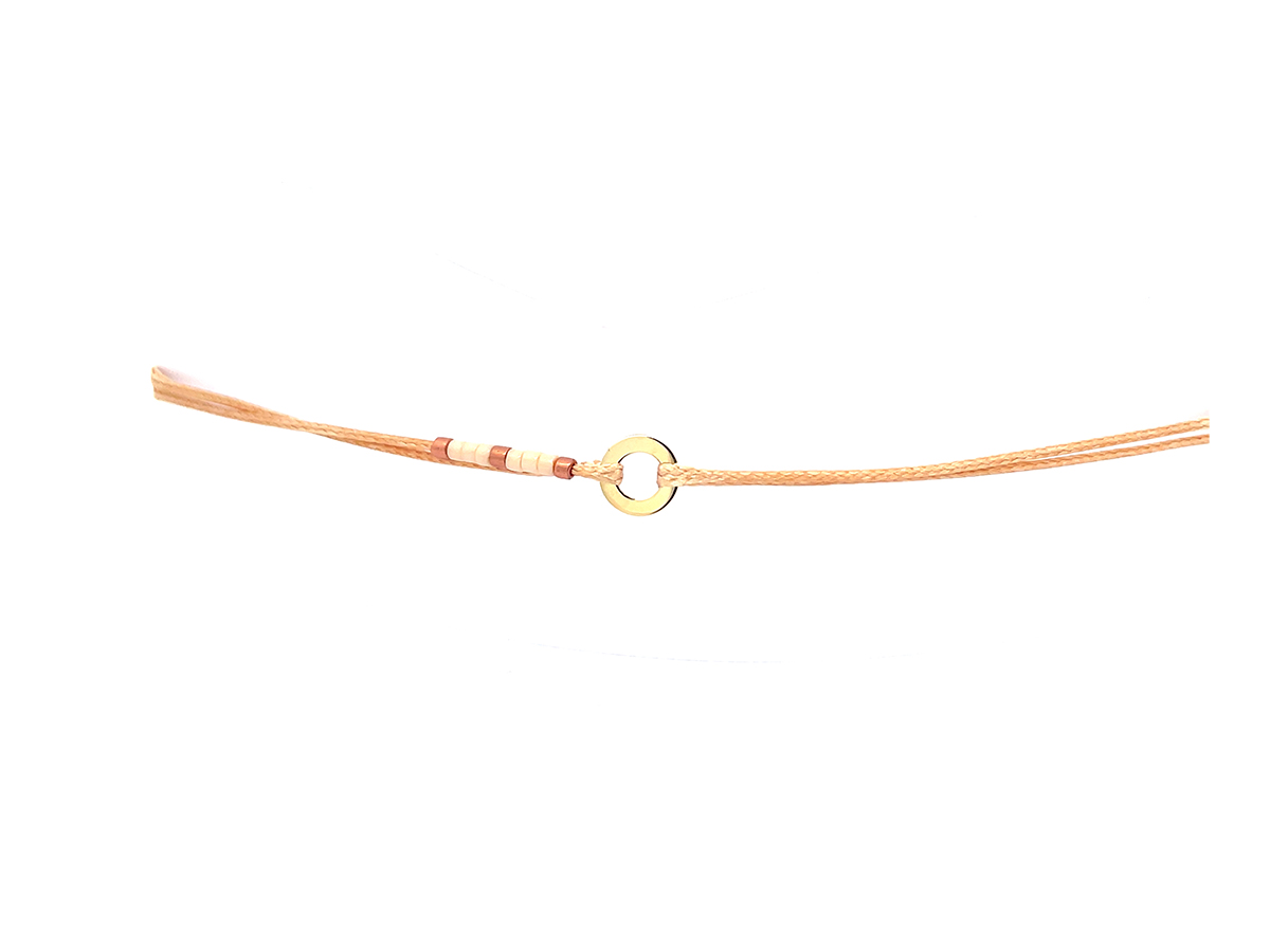Bratara cerc decupat din aur 14 K