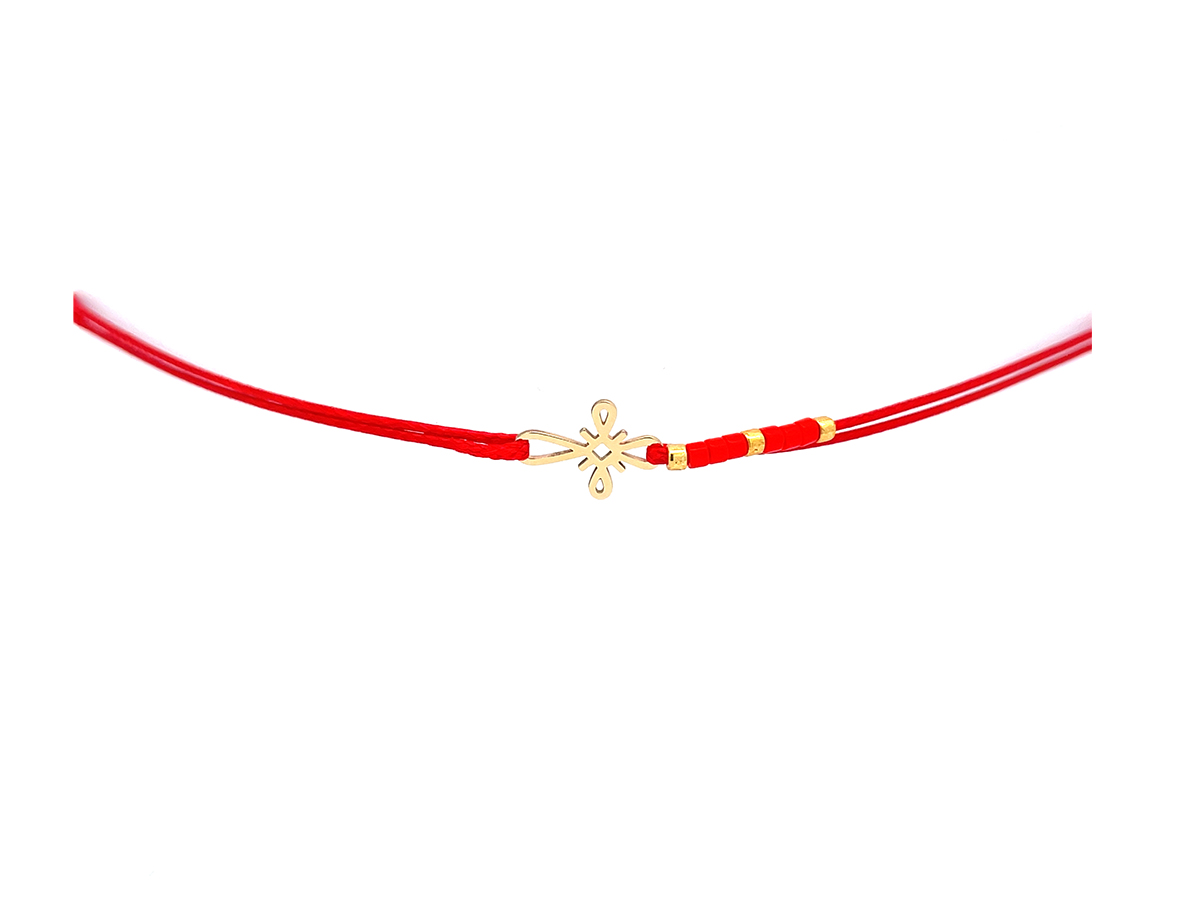 Bratara cruce din aur 14 K