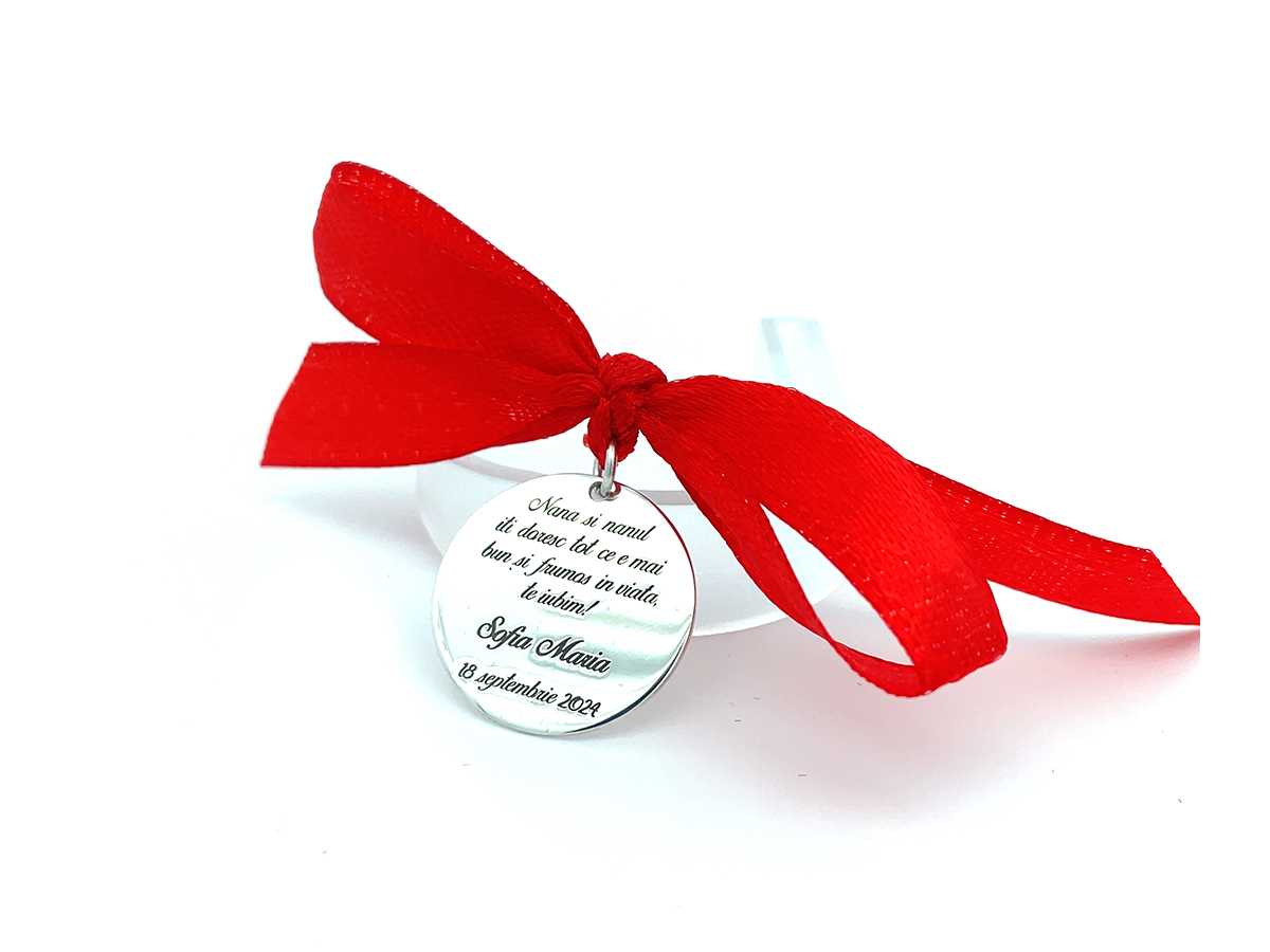 Banut mot personalizat din argint
