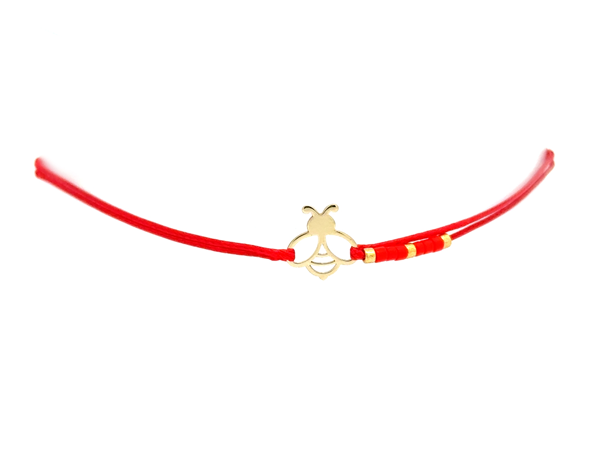 Bratara albinuta din aur 14 K